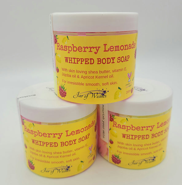 Raspberry Lemonade Whipped Body Soap