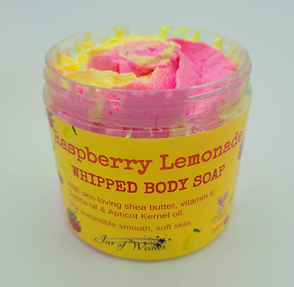Raspberry Lemonade Whipped Body Soap